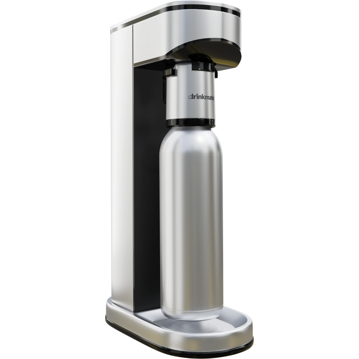 LUX Carbonateur en Acier Inoxydable, avec Bouteille en Acier Inoxydable de 0,7L, CO2 Non Inclus