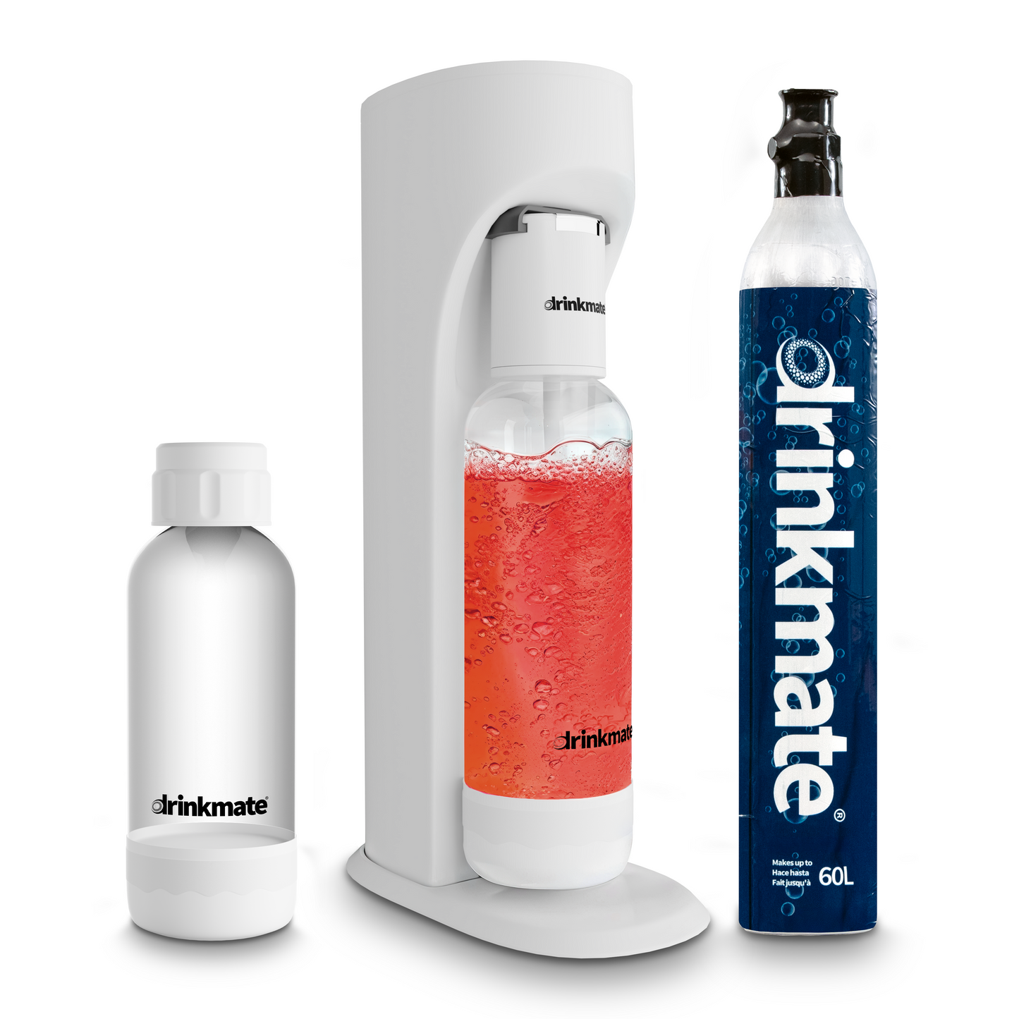 OmniFizz SPECIAL BUNDLE, Sparkling Water and Soda Maker, Carbonates ANY Drink