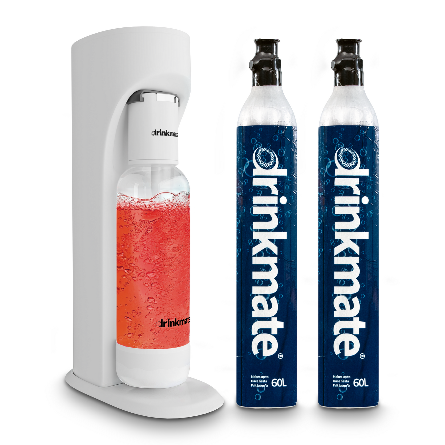OmniFizz Machine à Eau Pétillante et Soda, Carbonate N'IMPORTE Quelle Boisson, Ensemble Bubble Up