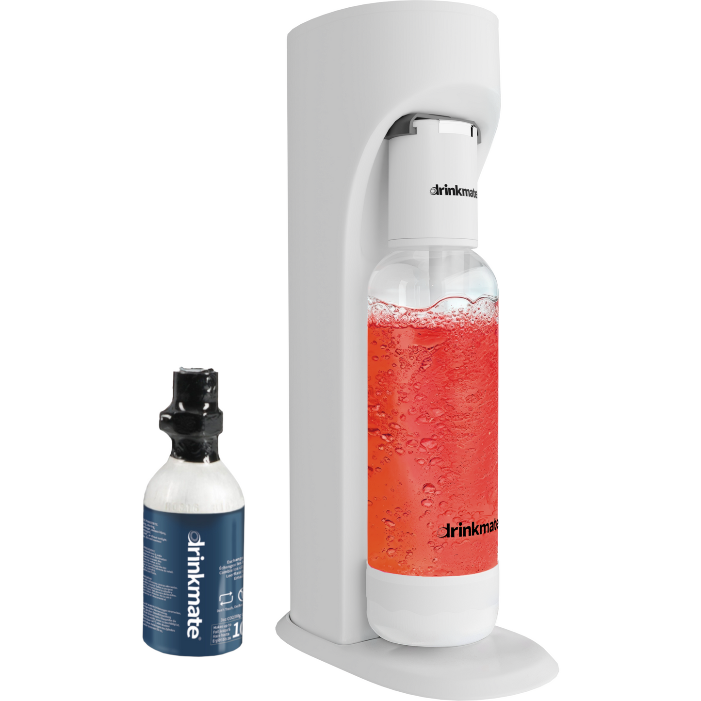 OmniFizz Sparkling Water and Soda Maker, Carbonates ANY Drink, with 10L (3 oz) Test Cylinder