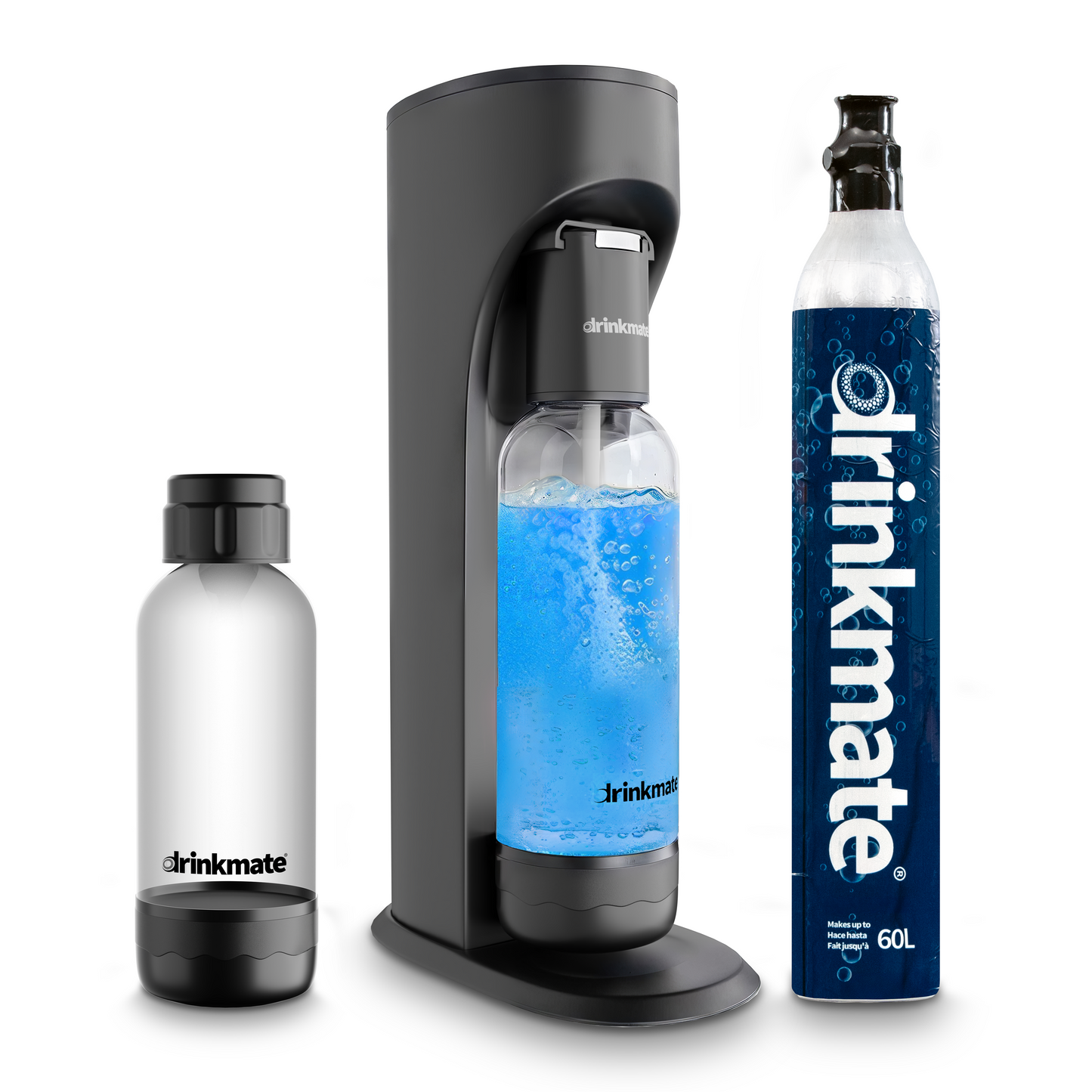 OmniFizz SPECIAL BUNDLE, Sparkling Water and Soda Maker, Carbonates ANY Drink