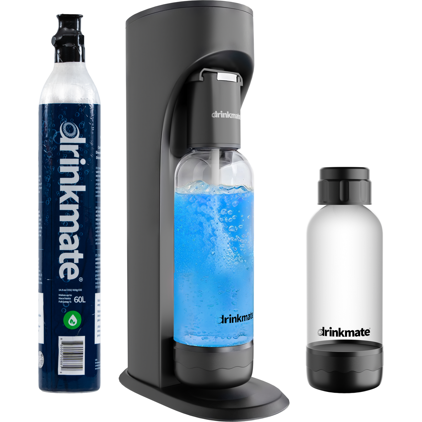 OmniFizz SPECIAL BUNDLE, Sparkling Water and Soda Maker, Carbonates ANY Drink