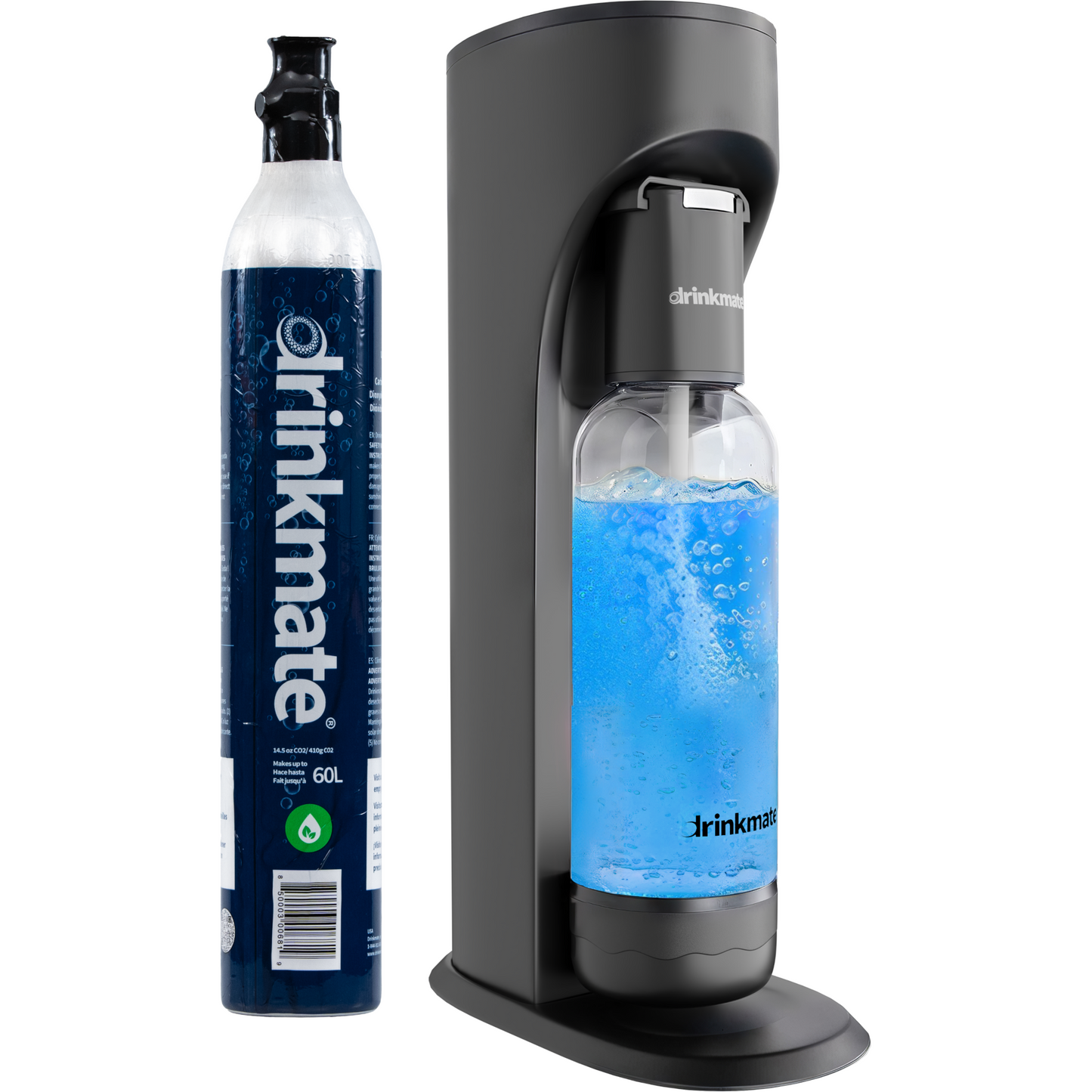 Machine à eau gazeuse et à soda OmniFizz, carbonate n'importe quelle boisson, avec cylindre de CO2 de 60 L