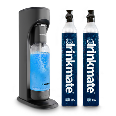 OmniFizz BUBBLE UP BUNDLE, Sparkling Water and Soda Maker, Carbonates ANY Drink