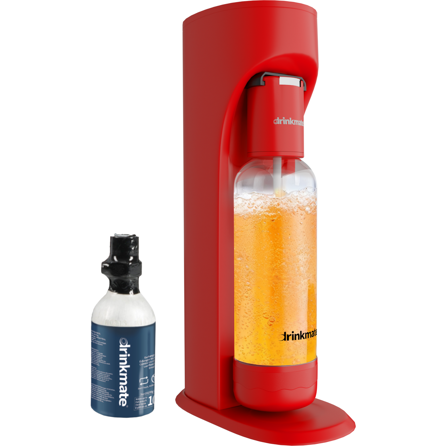 OmniFizz Sparkling Water and Soda Maker, Carbonates ANY Drink, with 10L (3 oz) Test Cylinder