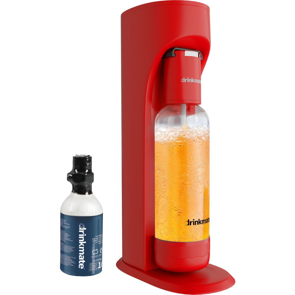 Drinkmate Machine à Gazéifier pour Eau et Boissons Gazeuses, Avec cartouche de CO2 10L