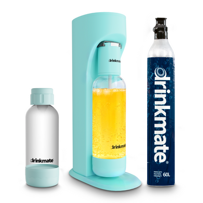 OmniFizz SPECIAL BUNDLE, Sparkling Water and Soda Maker, Carbonates ANY Drink