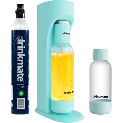 OmniFizz SPECIAL BUNDLE, Sparkling Water and Soda Maker, Carbonates ANY Drink