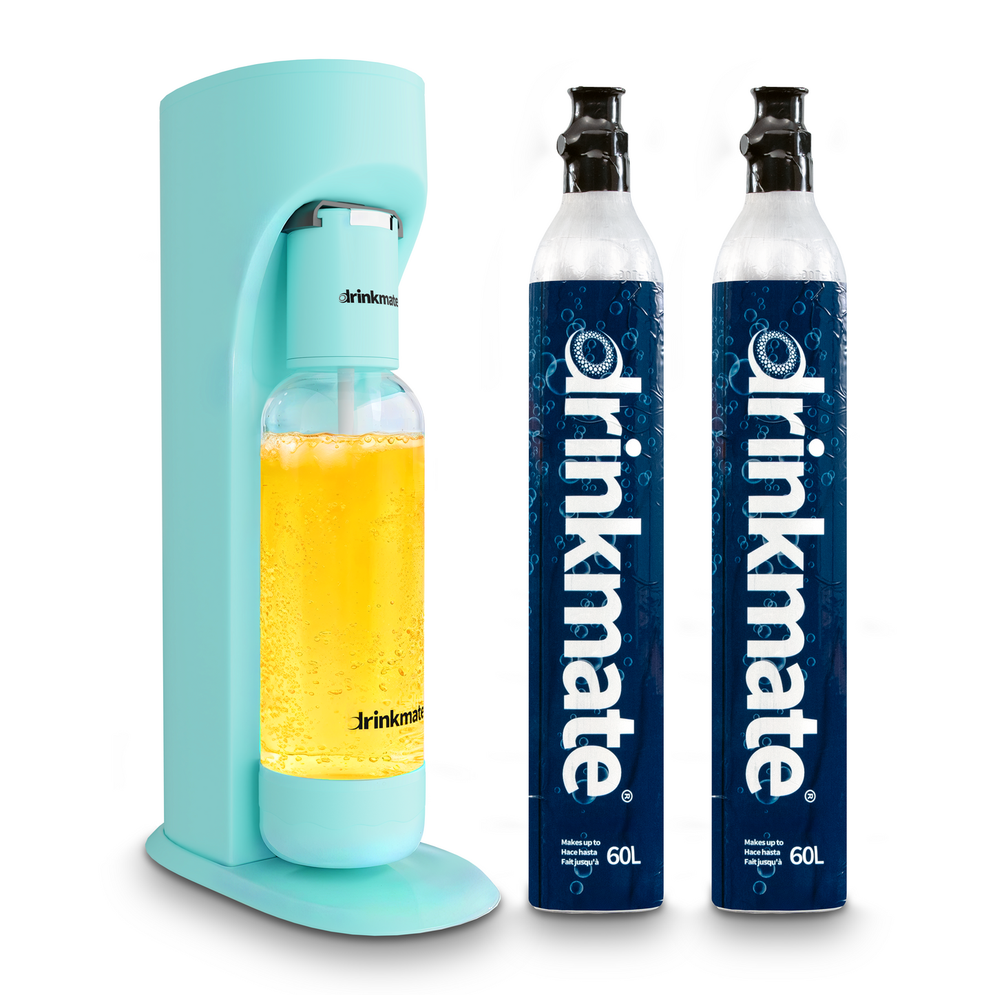 OmniFizz Machine à Eau Pétillante et Soda, Carbonate N'IMPORTE Quelle Boisson, Ensemble Bubble Up