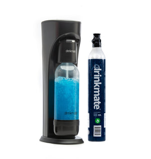Machine à eau pétillante et à soda Drinkmate, carbonate TOUTE boisson, avec bouteille de CO2 de 60 L